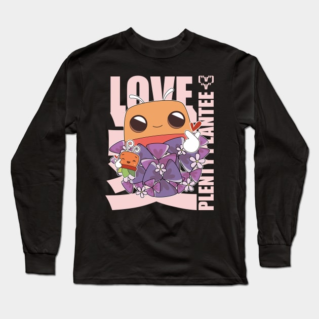 Valentine's Day Oxalis Long Sleeve T-Shirt by Plenty Plantee